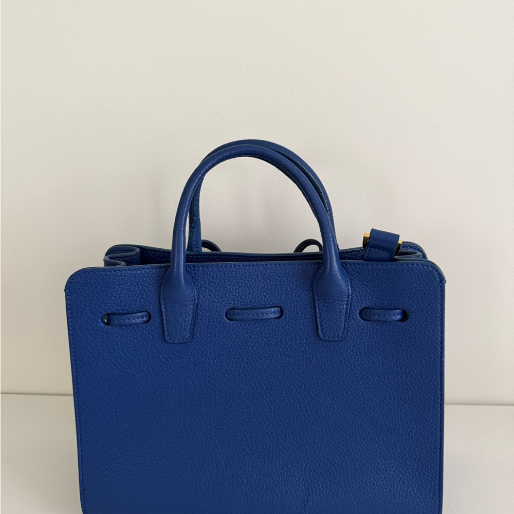 Mansur Gavriel Cobalt Blue Leather Tote - Picture 2 of 5